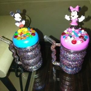 Beautiful Disney action figure cups